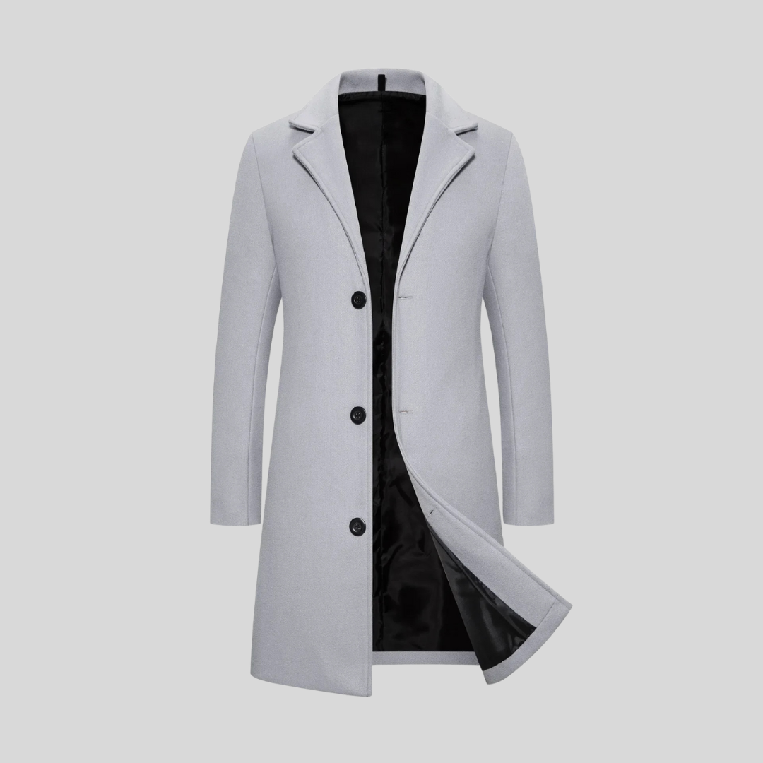 Longline Wool Structure™ — Abrigo largo de lana